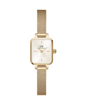 Every Daniel Wellington watch watch is made to exacting standards and the Ladies Quadro Micro Gold 16mm Watch DW00100656 is no exception. It comes boxed in the original packaging with all the Daniel Wellington warranty and instructions. Get your Daniel Wellington Ladies Quadro Micro Gold 16mm Watch DW00100656 watch today.