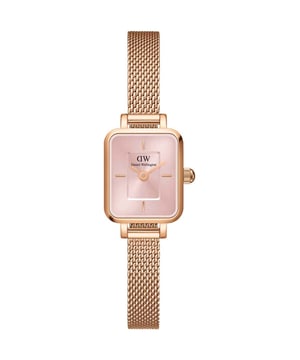 As you would expect from a manufacturer as highly regarded as Daniel Wellington, you get a watch that will last the test of time. All Daniel Wellington watches have been manufactured using strong and durable parts to keep your brand new  DW00100650 Ladies Quadro Micro Rose Gold 16mm Watch ticking for years to come.
