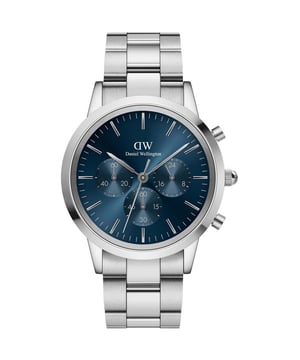 You can't go wrong with this Mens Iconic Chronograph Silver 42mm Watch DW00100644 from Daniel Wellington, each and every Daniel Wellington watch is meticulously designed and crafted using high quality materials. And by buying the Mens Iconic Chronograph Silver 42mm Watch DW00100644 here, you can also sleep sound knowing your new watch will be fully backed by the manufacturer's warranty in the very unlikely event it should develop a fault.