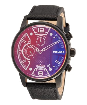 Police PEWJF2203306S - Reloj para hombre cuarzo acero inoxidable• material: acero inoxidable• cristal: minèral• pulsera: cuero• correa: plateado• resistencia al agua: 0 m (0 ATM)• tamaño de la caja: 45 mm