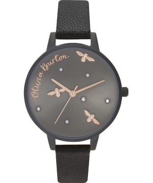 Olivia Burton OB16PQ02 - Herrenuhr Quarz aus Edelstahl• Material: Edelstahl• Glas: Mineral• Armband: Leder• Farbe: Silber• Wasserbeständigkeit: 0 m (0 ATM)• Gehäusegröße: 34 mm