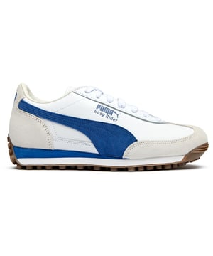 Zapatillas blancas Puma Easy Rider Mix para hombre, fabricadas con cuero y suela de goma. Con características como: marca Easy Rider, suela de EVA y plantilla acolchada.