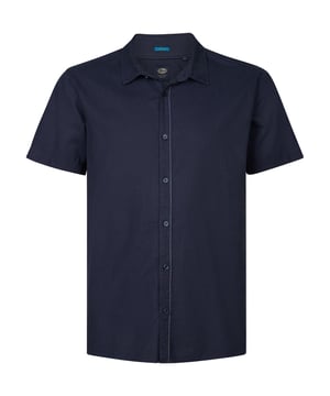 Dit stijlvolle overhemd is gemaakt van een ademende mix van 55% linnen en 45% katoen. Met een regular fit, korte mouwen en klassieke knoopsluiting is het perfect voor zowel casual als formele gelegenheden. De solide linnen-katoen stof zorgt voor een tijdloze uitstraling en optimaal comfort. Verkrijgbaar in de maten 3XL tot 6XL Overhemd met korte mouwenPlus sizeKnoopsluiting55% linnen, 45% katoen