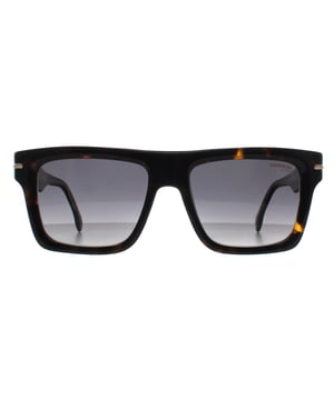 Carrera Square Heren Donker Havana Donker Grijs Verloop CARRERA 305/S Zonnebril is een naadloze combinatie van tijdloze stijl en moderne verfijning. Met precisie vervaardigd, hebben deze zonnebrillen een slank en veelzijdig ontwerp dat moeiteloos elke look naar een hoger niveau tilt. De gedurfde vierkante monturen, beschikbaar in een reeks chique kleuren, stralen zelfvertrouwen uit terwijl ze uitstekende UV-bescherming bieden met hun hoogwaardige lenzen.