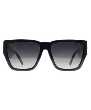 Marc Jacobs Square Womens Black Grey Grey Gradient Polarized MARC 646/S  Sunglasses features a refined, minimalistic frame, delivering a polished, luxury look that pairs effortlessly with both casual and formal attire.