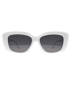 Montana Rectangle Womens White Smoke Grey Polarized MP56  Sunglasses are the pinnacle of contemporary style and cutting edge eyewear technology. Meticulously crafted with precision and flair, these sunglasses showcase a sleek and modern design that effortlessly elevates your fashion game. The MP56 boasts a lightweight yet durable frame, providing optimal comfort for all day wear. The high quality lenses are not only polarized for superior glare reduction but also offer comprehensive UV protection, ensuring your eyes remain shielded from the sun's harmful rays.