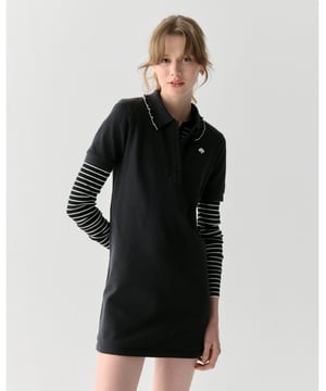 The Beauty Of This Piece? All You Have To Do Is Decide If You Want To Dress It Up With Heels And Sparkly Accessories, Or Down With Cute Sneakers., Ruffle Logo Polo Dress