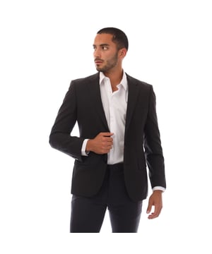Men's Hugo Boss Henry204X Blazer Jacket.- Lapel collar.- Button closure.- Kissing four-button cuffs.- Inside pockets.- Fully lined.- Slim fit.- 60% Virgin Wool, 38% Polyester, 2% Elastane. Ref: 50440935010.
