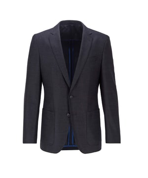 Men's Boss Haeven Blazer Jacket.- Notch lapels.- Button closure.- Front pockets.- Slim fit. Material: 92% Virgin Wool, 5% Silk, 3% Elastane. Ref: 50439108402.