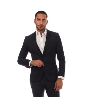 Men's Hugo Boss AlinzS Blazer Jacket.- Notch lapels.- Buttoned cuffs.- Button front.- Chest welt pocket.- Waist welt pockets.- Fully lined.- Slim fit.- 100% Virgin Wool. Ref: 50402484401.