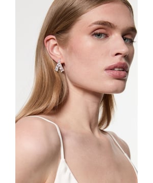 Diamante Detail Stud Earrings