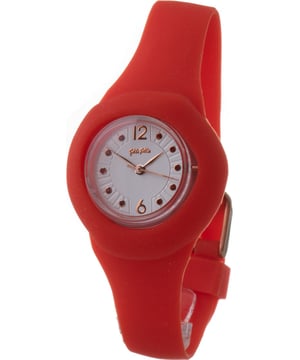 Folli Follie WF15P042ZSR - Damenuhr Quarz aus Harz• Material: Harz• Glas: Mineral• Armband: Silikon• Farbe: Orange• Wasserbeständigkeit: 0 m (0 ATM)• Gehäusegröße: 35 mm