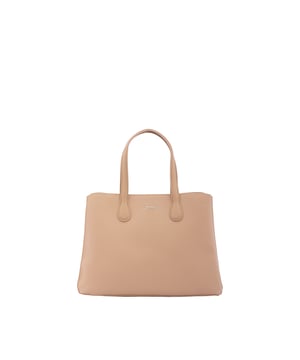 Bolso de mujer. El cierre es con cremallera. Los bolsillos internos son uno con cremallera. Los bolsillos externos están ausentes. La correa para el hombro es ajustable y extraíble. El mango es de ecopiel. Hay tres compartimentos internos. El material exterior es ecopiel. Internamente está forrado en poliéster. Medidas: 23x34x13 cm. Producto de moda
