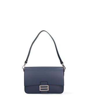 **Damen Umhängetasche Made in Italy - Modell Morea Nova - 100% Leder** - 25.0 x 17.0 x 7.0 cm