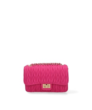 Bolso bandolera de mujer Hecho en Italia - Modelo Cielia Lux - Cuero genuino - 23.0 x 14.0 x 7.0 cm