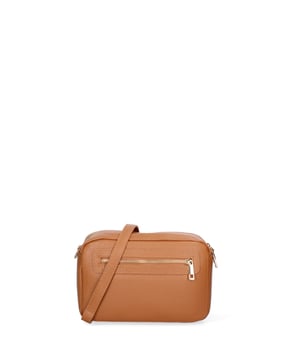 Damen Umhängetasche Made in Italy - Modell Lumena Chic - 100% Leder - 24.0 x 16.0 x 10.0 cm