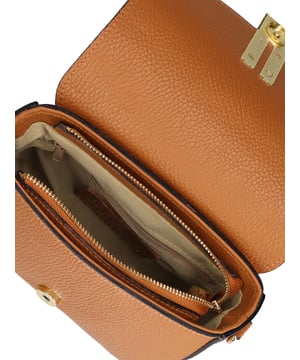 Damen Umhängetasche Made in Italy - Modell Lumira Prime - 100% Leder - 21.0 x 13.0 x 6.0 cm