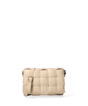 Damen Umhängetasche Made in Italy - Modell Artena - 100% Leder - 26.0 x 17.0 x 6.0 cm
