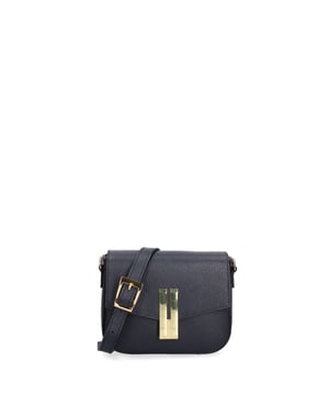Damen Umhängetasche Made in Italy - Modell Lumira Prime - 100% Leder - 21.0 x 13.0 x 6.0 cm