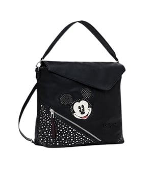 Deze middelgrote rugzak is ideaal voor Disney-fans die functionaliteit met stijl willen combineren. Voorzien van comfortabele schouderbanden en een korte handgreep, biedt hij veelzijdige draagmogelijkheden. Het hoofdvak wordt veilig afgesloten met een rits, terwijl extra buitenvakken en een klein binnenvak met rits optimale opbergruimte bieden. Het speelse Mickey-design en het Disney-logo maken deze rugzak tot een echte blikvanger. Studdecoraties en contrasterende stiksels op de rits geven de rugzak een trendy en tegelijkertijd hoogwaardige uitstraling.