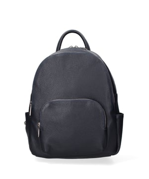 Damenrucksack Made in Italy - Modell Iride Ultra - 100% Leder - 27.0 x 32.0 x 12.0 cm