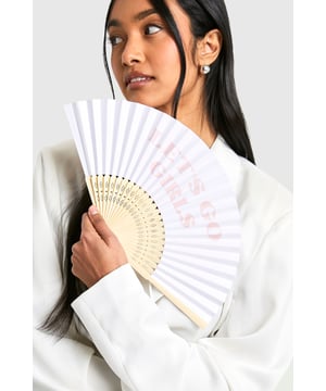 Stylish folding fan with playful Hen Party slogan in soft pink lettering
        Elegant wooden ribs providing sturdy structure and traditional appeal
        Lightweight design perfect for keeping cool during celebration activities
        Folds completely flat for easy storage in clutch bags or pockets
        Makes for a charming keepsake or photo prop for the bridal party
    
    Add a touch of fun and practicality to your hen celebrations with this delightful folding fan. The crisp white fabric showcases a playful Hen Party slogan, making it both a functional accessory and a brilliant prop for group photos. Perfect for summer celebrations or heated dance floors, this fan offers a refreshing breeze whilst keeping the party spirit alive. Present to your bridal squad as part of their welcome gifts, or use as a coordinated accessory that unites the group during daytime activities or evening festivities. The classic design with wooden ribs ensures durability throughout your special celebrations, whilst the compact folding nature means it can be easily tucked away when not in use. A thoughtful addition to any hen party that combines style with practicality for memorable moments with your closest friends.