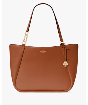 You Know This Tote Holds Your Everyday Stuff Like A Wallet, Keys, Phone, Sunglasses. It Also Holds: Two Red Lipsticks, $6 In Change, 11 Crumpled Receipts, An Avocado…, Kayla Pebbled Leather Large Tote, Iphone 13 Pro Max, Ipad 9.7", A4 Paper, Large Contintal Wallet, Ipad, 13" Laptop, Front Slip Pocket,  Length: 14.00 Cm,  Width: 36.00 Cm,  Height: 30.00 Cm