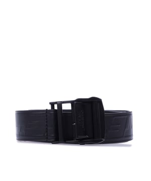 Off-White industriële leren riem.- gespsluiting.- Off White opschrift.- 100% koeienleer. Ref: OMRB0120011010.