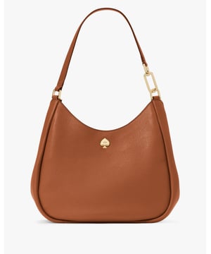 We Think A Shoulder Bag Should Be Two Things: Chic And Functional. This Pretty One Holds All Of Your Essentials--Wallet, Keys And Phone--And Has A Pocket To Stash Snacks (Be It Gummy Bears Or Almonds). Because Those Are Essential, Too., Kayla Pebbled Leather Large Triple Compartment Shoulder Bag, Fit An Ipad, 2 Compartments, Zip Compartment,  Length: 14.00 Cm,  Width: 33.00 Cm,  Height: 30.00 Cm