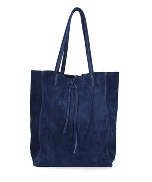 Bolsa de mano mujer Hecho en Italia - Modelo Lumena Prime - 100% piel ante - 28.0 x 35.5 x 12.5 cm