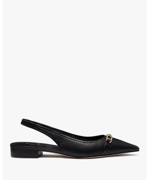 Hallie Slingback Flat, Hallie Perforated Leather Slingback Flat,  Height: 2.00 Cm