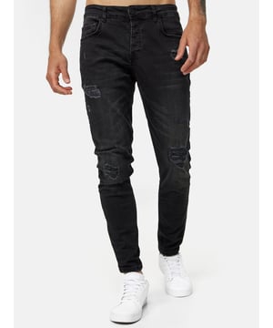 •Moderne & zeitlose Herren Jeans von Tazzio

•Verschluss: Knopfleiste
•Hosentaschen: Eingrifftaschen, Coinpocket, Gesäßtaschen
•Stretchanteil für eine optimale Passform
•Destroyed Look
•Gürtelschlaufen
•Hochwertiges Material & bequem zu tragen
•Ideale Jeans für das ganze Jahr

Passform
•Passform: Skinny Fit
•Länge: Lang
•Leibhöhe: normal

Material & Pflege
•Material Oberstoff: 97% Baumwolle, 3% Elasthan
•Materialkonstruktion: Denim/Jeans
•Elastizität: Leicht elastisch
•Pflegehinweise: Maschinenwäsche