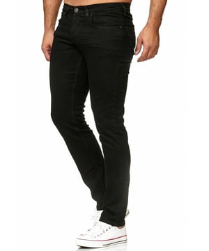 •Moderne & zeitlose Herren Jeans von Tazzio

•Verschluss: Knopfverschluss (verdeckter Zip Fly)
•Hosentaschen: Eingrifftaschen, Coinpocket, Gesäßtaschen
•Stretchanteil für eine optimale Passform
•Gürtelschlaufen
•Hochwertiges Material & bequem zu tragen
•Ideale Jeans das ganze Jahr

Passform
•Passform: Slim Fit
•Länge: Lang
•Leibhöhe: normal

Material & Pflege
•Material Oberstoff: 97% Baumwolle, 3% Elasthan
•Materialkonstruktion: Denim/Jeans
•Elastizität: Leicht elastisch
•Pflegehinweise: Maschinenwäsche