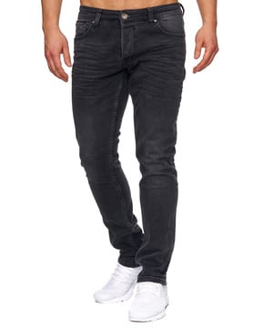 •Moderne & zeitlose Herren Jeans von Tazzio

•Verschluss: Knopfverschluss (verdeckter Zip Fly)
•Hosentaschen: Eingrifftaschen, Coinpocket, Gesäßtaschen
•Stretchanteil für eine optimale Passform
•Gürtelschlaufen
•Hochwertiges Material & bequem zu tragen
•Ideale Jeans das ganze Jahr

Passform
•Passform: Slim Fit
•Länge: Lang
•Leibhöhe: normal

Material & Pflege
•Material Oberstoff: 97% Baumwolle, 3% Elasthan
•Materialkonstruktion: Denim/Jeans
•Elastizität: Leicht elastisch
•Pflegehinweise: Maschinenwäsche