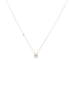If you're looking for a unique and personalised gift, our Zodiac Star Sign Pendant Necklace is the perfect choice. It's a stunning piece that any Pisces would be proud to wear, as it celebrates their birthdays (February 19 - March 20).This beautiful horoscope necklace is made of 925 sterling silver with 22ct rose gold plating, featuring a Pisces constellation motif that is hand-set with multifaceted white zircons. Lightweight (2.6g) and extremely comfortable to wear. The necklace also comes with a lobster clasp and size adjuster allowing you to wear this necklace at the perfect length to complement your outfit (40cm-45cm).Pisces is the twelfth and last sign of the zodiac. Symbolized by two fish swimming in opposite directions, Pisceans are often seen as enigmatic and introspective. They are highly intuitive, compassionate, and often artistic. People with a strong Piscean influence can be extremely creative when it comes to problem solving. They also have a strong sense of intuition that allows them to read people and situations very well.Whether you're looking for a special gift for a Pisces friend or family member, or you simply want to treat yourself, this necklace ticks all the boxes.
