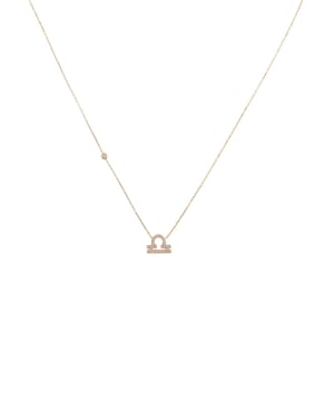 If you are looking for a necklace that's both fashionable and full of meaning then the Zodiac Star Sign Pendant Necklace is the necklace for you. Truly perfect for those who believe in the power of the stars!This beautiful necklace has been expertly crafted from 925 sterling silver and 22ct rose gold plating, with a delicate chain that can be worn at lengths of 40cm to 45cm. The stunning pendant features a detailed Libra constellation, set with sparkly white zircons. The necklace is lightweight (2.6g) and comfortable to wear, making it a perfect addition to any outfit.The Libra constellation is one of the twelve signs of the zodiac, and those who are born between September 23rd and October 22nd fall under its sign. Libras are often described as being diplomatic, fair-minded, and able to see both sides of an issue. They are also known for their love of balance and harmony, making them excellent problem-solvers.Not only is this horoscope necklace incredibly stylish, but it also makes a great conversation starter. So why not treat yourself or a loved one to something truly special?
