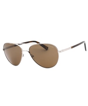 Veredeln Sie Ihren Stil mit dieser raffinierten Banana Republic RUTHENIUM / BRONZE PZ Sonnenbrille. Der markante Ruthenium-Rahmen, ergänzt durch bronzefarbene polarisierte Gläser, schafft eine perfekte Balance aus moderner Eleganz und praktischem Sonnenschutz. Diese Premium-Sonnenbrille schützt Ihre Augen nicht nur vor schädlicher UV-Strahlung, sondern verleiht jedem Outfit auch einen Hauch von Luxus. Entwickelt für Komfort und Langlebigkeit, ist sie das perfekte Accessoire für modebewusste Menschen, die keine Kompromisse bei Qualität und Stil eingehen. 58X16X145, 100 % Metall