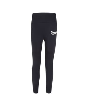 Elastic waistband.High rise.Printed logo.Super soft fabric.