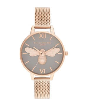 You can't go wrong with this Ladies Lucky Bee Watch OB16FB10 from Olivia Burton, each and every Olivia Burton watch is meticulously designed and crafted using high quality materials. And by buying the Ladies Lucky Bee Watch OB16FB10 here, you can also sleep sound knowing your new watch will be fully backed by the manufacturer's warranty in the very unlikely event it should develop a fault.  Dimensions (cm): 9x9x9
