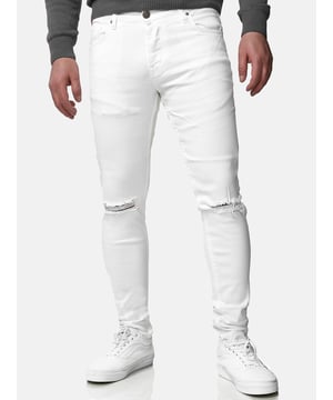 •Moderne & zeitlose Herren Jeans von Tazzio

•Verschluss: Knopfleiste
•Hosentaschen: Eingrifftaschen, Coinpocket, Gesäßtaschen
•Stretchanteil für eine optimale Passform
•Gürtelschlaufen
•Hochwertiges Material & bequem zu tragen
•Ideale Jeans das ganze Jahr

Passform
•Passform: Skinny Fit
•Länge: Lang
•Leibhöhe: normal

Material & Pflege
•Material Oberstoff: 97% Baumwolle, 3% Elasthan
•Materialkonstruktion: Denim/Jeans
•Elastizität: Leicht elastisch
•Pflegehinweise: Maschinenwäsche