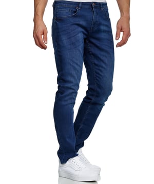 •Moderne & zeitlose Herren Jeans von Tazzio

•Verschluss: Knopfverschluss (verdeckter Zip Fly)
•Hosentaschen: Eingrifftaschen, Coinpocket, Gesäßtaschen
•Stretchanteil für eine optimale Passform
•Gürtelschlaufen
•Hochwertiges Material & bequem zu tragen
•Ideale Jeans das ganze Jahr

Passform
•Passform: Regular Fit
•Länge: Lang
•Leibhöhe: normal

Material & Pflege
•Material Oberstoff: 97% Baumwolle, 3% Elasthan
•Materialkonstruktion: Denim/Jeans
•Elastizität: Leicht elastisch
•Pflegehinweise: Maschinenwäsche