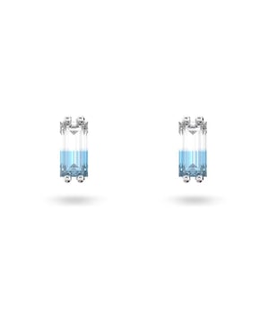 Deze blauwe Swarovski 5639132 Stilla oorbellen zijn gericht op vrouwen en bieden eindeloze stylingmogelijkheden. Dit paar heeft tweekleurige cushion-cut stenen in gerhodineerde zettingen. Wat de stijl betreft, is het aan jou hoe je ze draagt. Veel plezier met je Swarovski-oorbellen.\n Afmetingen: Afmetingen: 0,7x0,3 cm.\n Samenstelling: Kristal, gerhodineerd\n Onderhoud:\nVermijd contact met crèmes, parfums en schoonmaakmiddelen die het product kunnen beschadigen. Om de glans te behouden, raden we aan het alleen schoon te maken met een zachte doek.