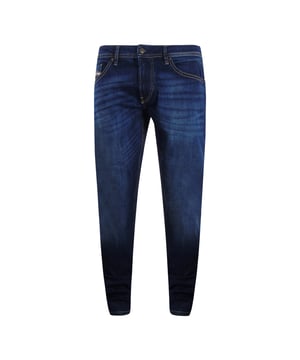 Discover the Diesel Buster-X Dark Blue Denim Pants, crafted from a premium blend of 99% cotton and 1% elastane for exceptional comfort and durability. Featuring a classic five-pocket design, these jeans offer both style and practicality for everyday wear. The dark blue wash adds a timeless, versatile look that pairs effortlessly with any outfit. Designed to provide a flattering fit with a touch of stretch, these pants move with you while maintaining their shape. Elevate your wardrobe with the perfect combination of quality, comfort, and iconic Diesel style
