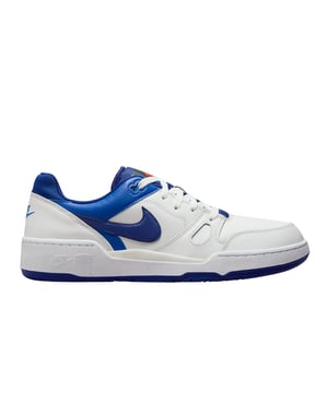 Step up your style and performance with the Nike Full Force Low Royal Blue Sneakers. Crafted from premium leather and durable rubber, these trainers offer lasting comfort and support. Featuring a secure lace fastening and iconic Nike branding on both sides, heel, tongue, and outsole, they deliver a bold, sporty look. Made in Vietnam with attention to detail, these sneakers are perfect for everyday wear or athletic activities, combining classic design with reliable functionality to keep you moving confidently. 100% Leather