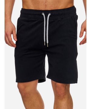 Artikelbeschreibung


	Bequeme Herren Jogging Shorts von Tazzio
	
Verschluss: Tunnelzugband
	
Hosentaschen: Eingrifftaschen, Gesäßtasche
	Basic Style
	Gerippter Bund
	Elastisches Material für eine bessere Passform
	Lockerer Tragekomfort
	Qualitativ hochwertige Verarbeitung der Materialien


Passform


	
Passform: Regular Fit
	
Länge: Kurz
	
Leibhöhe: Normal


Material &amp; Pflege


	
Material Oberstoff: 90% Baumwolle, 10% Elasthan
	
Materialkonstruktion: Sweatware
	
Elastizität: Leicht elastisch
	
Pflegehinweise: Maschinenwäsche