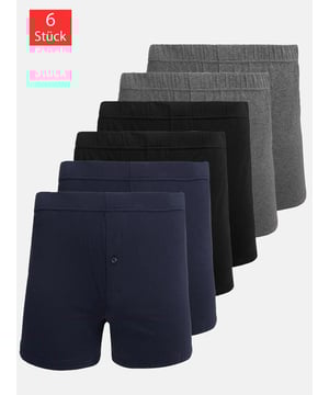 Artikelbeschreibung

Mit ihrem modernen, körpernahen Schnitt und dem schlichten Design sind die Boxershorts von Tazzio im praktischen Mehrfachpack ein zuverlässiges Basic für jeden Tag. Der klassische Schnitt sorgt für eine gute Passform, während der elastische Komfortbund angenehm sitzt und nicht einengt. Einfach, bequem und vielseitig – perfekt für den Alltag.

Design &amp; Extras


	Elastischer Bund ohne Logoschriftzug am Bund
	Weiches Material, angenehm auf der Haut
	Ideal für jeden Alltag, Freizeit und Sport
	Einfarbiges Design, Unifarben


Passform


	
Passform: Normal
	
Schnitt: Gerade
	
Länge: Kurz
	
Leibhöhe: Normal


Material &amp; Pflege


	
Material Oberstoff: 95% Baumwolle, 5% Elasthan
	
Pflegehinweise: Maschinenwäsche