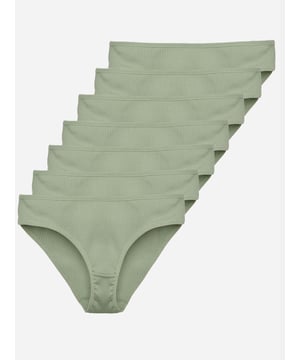 Artikelbeschreibung


	Damen 7er-Pack Slips von Tazzio
	Bequeme Slips &amp; weiches Tragegefühl
	Trendige Ripp-Struktur
	Optimaler Tragekomfort &amp; erstklassiger Sitz
	Elastische Abschlüsse an Taillen- und Beinausschnitten
	Elastisches Baumwollmaterial für einen bequemen Halt
	Set aus verschiedenen Farben
	Hochwertige und softe Qualität


Passform


	
Passform: Sehr eng
	
Schnitt: Figurbetont
	
Leibhöhe: Normal


Material &amp; Pflege


	
Material Oberstoff: 95% Baumwolle, 5% Elasthan
	
Elastizität: Leicht elastisch
	
Pflegehinweise: Maschinenwäsche