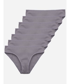 Artikelbeschreibung


	Damen 7er-Pack Slips von Tazzio
	Bequeme Slips &amp; weiches Tragegefühl
	Trendige Ripp-Struktur
	Optimaler Tragekomfort &amp; erstklassiger Sitz
	Elastische Abschlüsse an Taillen- und Beinausschnitten
	Elastisches Baumwollmaterial für einen bequemen Halt
	Set aus verschiedenen Farben
	Hochwertige und softe Qualität


Passform


	
Passform: Sehr eng
	
Schnitt: Figurbetont
	
Leibhöhe: Normal


Material &amp; Pflege


	
Material Oberstoff: 95% Baumwolle, 5% Elasthan
	
Elastizität: Leicht elastisch
	
Pflegehinweise: Maschinenwäsche