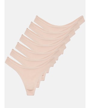 Artikelbeschreibung


	Damen 7er-Pack Slips von Tazzio
	Bequeme Slips &amp; weiches Tragegefühl
	Trendige Ripp-Struktur
	Optimaler Tragekomfort &amp; erstklassiger Sitz
	Elastische Abschlüsse an Taillen- und Beinausschnitten
	Elastisches Baumwollmaterial für einen bequemen Halt
	Set aus verschiedenen Farben
	Hochwertige und softe Qualität


Passform


	
Passform: Sehr eng
	
Schnitt: Figurbetont
	
Leibhöhe: Normal


Material &amp; Pflege


	
Material Oberstoff: 95% Baumwolle, 5% Elasthan
	
Elastizität: Leicht elastisch
	
Pflegehinweise: Maschinenwäsche