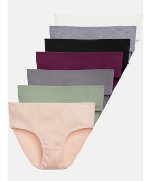 Artikelbeschreibung


	Damen 7er-Pack Slips von Tazzio
	Bequeme Slips &amp; weiches Tragegefühl
	Trendige Ripp-Struktur
	Optimaler Tragekomfort &amp; erstklassiger Sitz
	Elastische Abschlüsse an Taillen- und Beinausschnitten
	Elastisches Baumwollmaterial für einen bequemen Halt
	Set aus verschiedenen Farben
	Hochwertige und softe Qualität


Passform


	
Passform: Normal
	
Schnitt: Figurbetont
	
Leibhöhe: Normal


Material &amp; Pflege


	
Material Oberstoff: 95% Baumwolle, 5% Elasthan
	
Elastizität: Leicht elastisch
	
Pflegehinweise: Maschinenwäsche